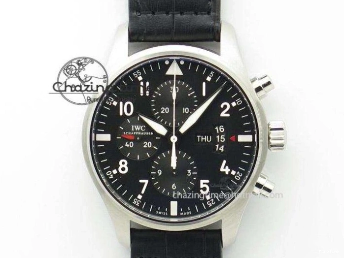 MIROTIME 0505 Durable Big Pilot IW329702 M+F 1:1 Best Edition Green Dial on Green Leather Strap MY 7006